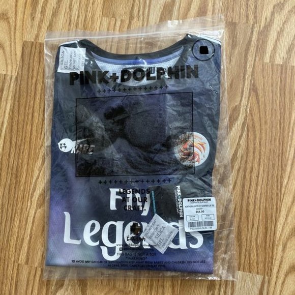 PINK DOLPHIN NORTHERN LIGHTS FLY LEGENDS L/S TEE - Picture 4 of 9